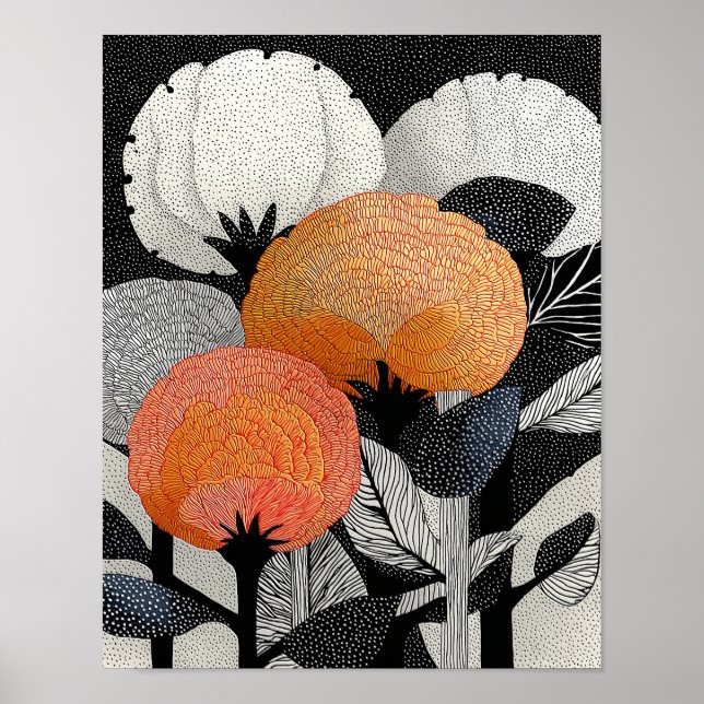 Affiche Night Bloom #2 - 4x5 Téléchargement numérique (Devant)