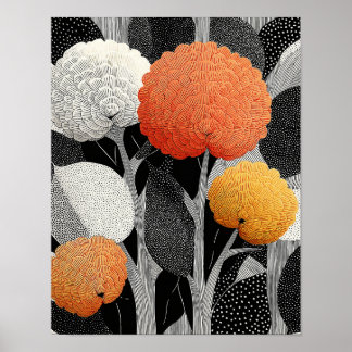 Affiche Night Bloom #5 - Téléchargement numérique 4x5