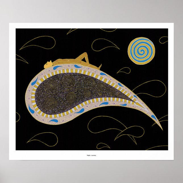 Affiche "Night Journey" - Imprimer (Devant)