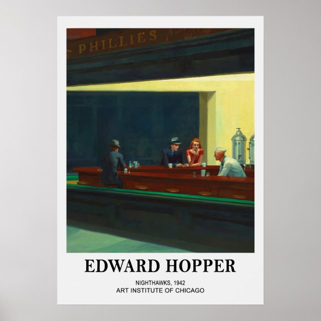Affiche Nighthawks, 1942 (Devant)