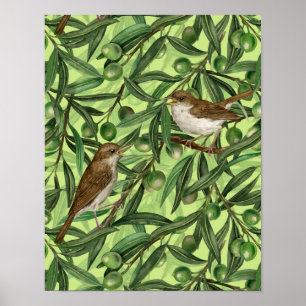Affiche Nightingales dans l'olivier 2