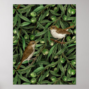 Affiche Nightingales dans l'olivier 3