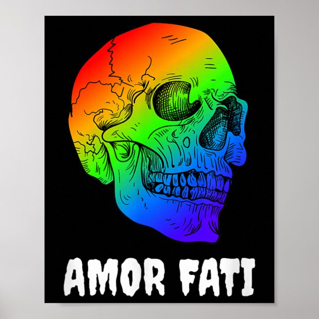 Affiche Nihilisme Nietzsche Citation Philosophe Stoicisme  (Devant)