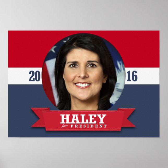 AFFICHE NIKKI HALEY 2016 (Devant)