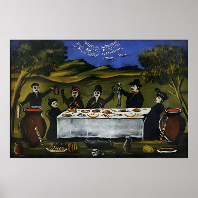 Affiche Niko Pirosmani, peintre géorgien (Devant)