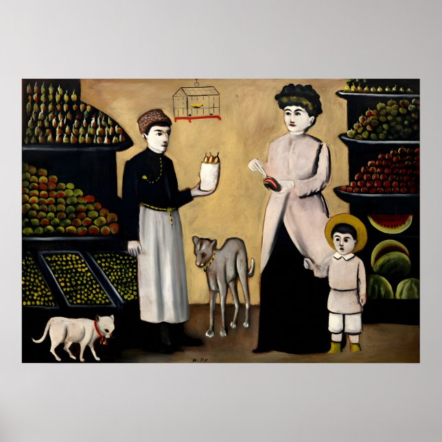 Affiche Niko Pirosmani, peintre géorgien (Devant)