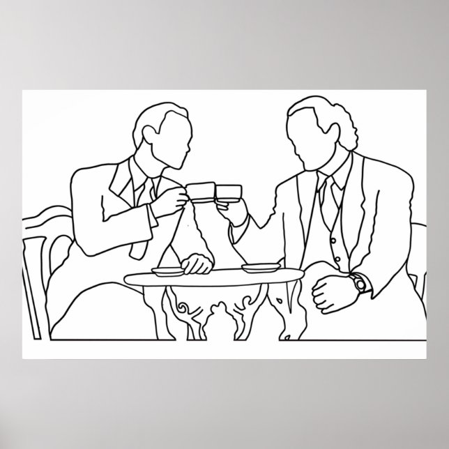 Affiche niles et frasier (Devant)