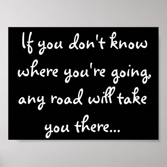 Affiche N'importe quelle route (Devant)