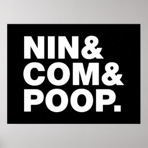 AFFICHE NIN & COM & POOP.