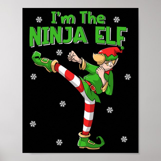 Affiche Ninja Elf Karate Taekwondo Martial Arts Mixed mart (Devant)