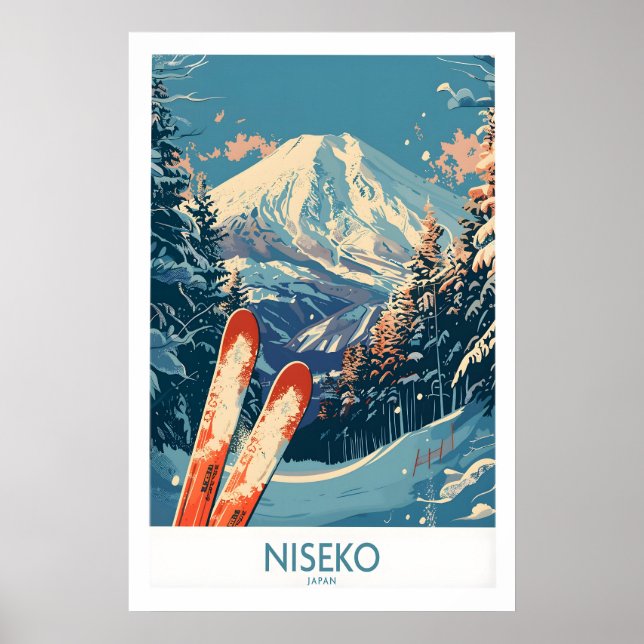 Affiche Niseko Japon 1 (Devant)