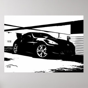 Affiche Nissan 370Z Roof Top