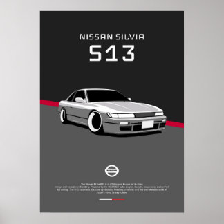 AFFICHE NISSAN SILVIA S13