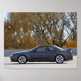 Affiche NISSAN SKYLINE R32 GT-R 1989