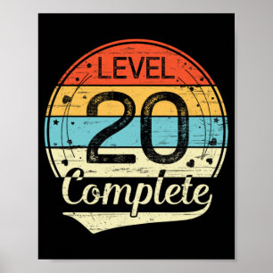 Affiche Niveau 20 - 20e anniversaire du Mariage T