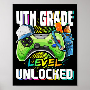 Affiche Niveau 4e jeu vidéo débloqué Ck retour à l'école B