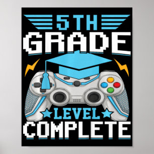 Affiche Niveau 5e Classe Gamer Cl De 2024 Graduati