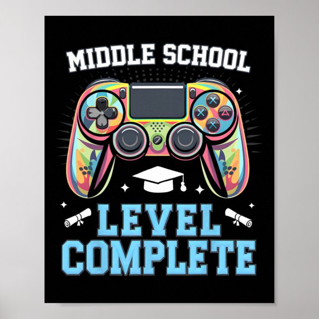 Affiche Niveau Collège Dernier Jour D'école Ga (Devant)