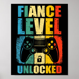 Affiche Niveau de financement Déverrouillé Mariage Gamer G