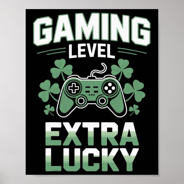Affiche Niveau De Jeu Gamer Life Extra Lucky Pour Console  (Devant)