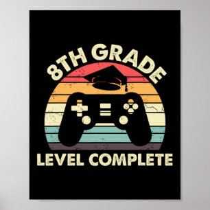 Affiche Niveau De Niveau Complet Cadeau De Graduation Pour