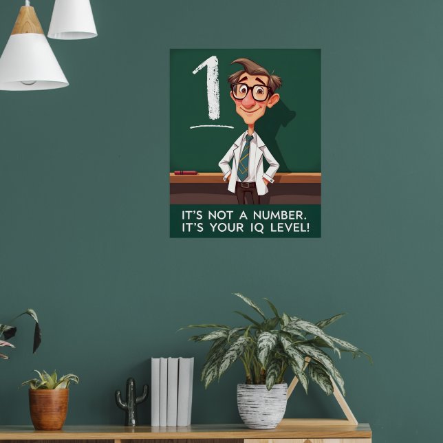 Affiche Niveau de QI Sarcasme (Salon 1)