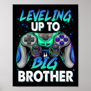 Affiche Niveau Jusqu'À Big Bro Gamer Jeu Vidéo Big Brothe