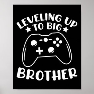 Affiche Niveau Jusqu'À Big Brother Contrôleur De Jeu Vidéo