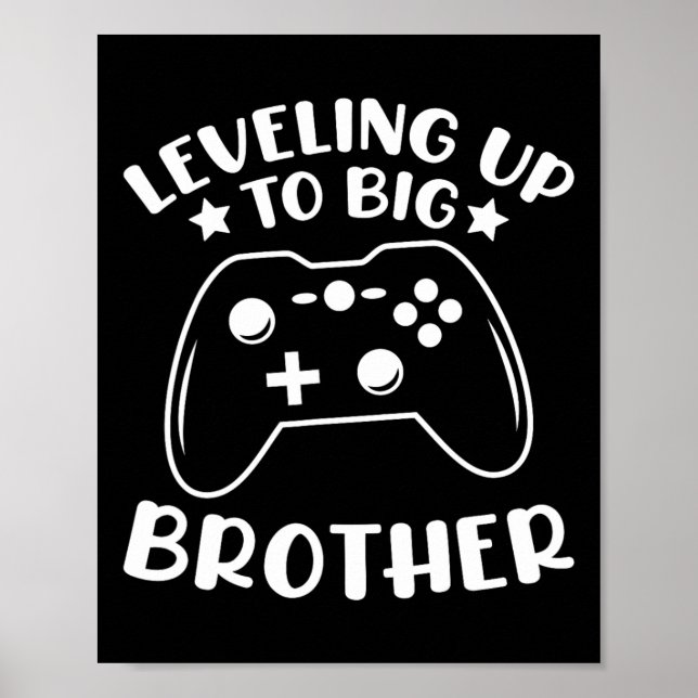 Affiche Niveau Jusqu'À Big Brother Contrôleur De Jeu Vidéo (Devant)