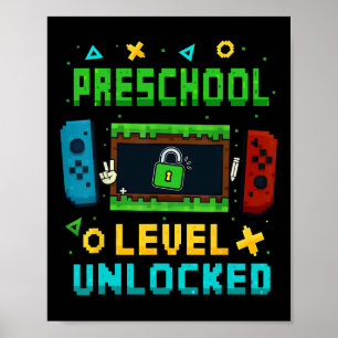 Affiche Niveau Maternelle Débloqué Ck Pour Aller à L'école
