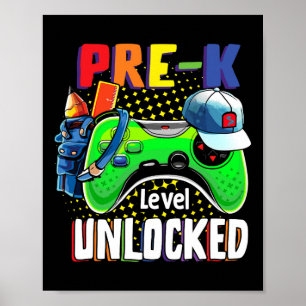 Affiche Niveau préscolaire débloqué par Byck To School jeu