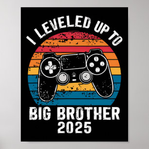 Affiche Niveau Supérieur à Grand Frère 2025 Drôle Gamer Vi