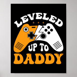 Affiche Niveau Up Promu À Papa Pour Nouveau Daddy Gam Vidé