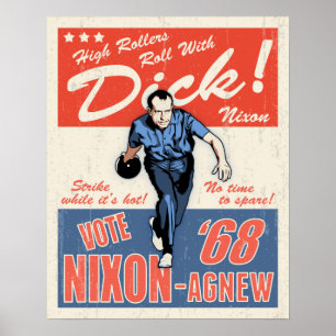Affiche Nixon, petit pain avec