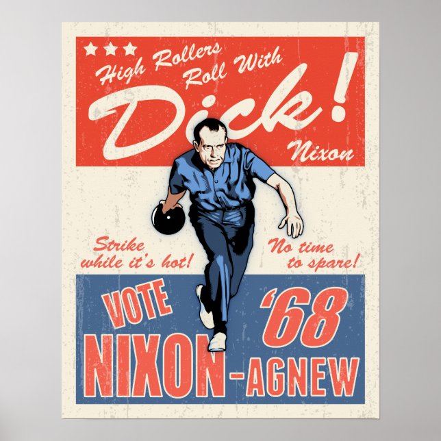 Affiche Nixon, Roulez avec (Devant)