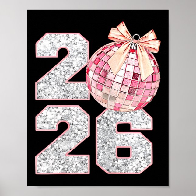 Affiche Nk Coquette 2026 New Year Shirt _ Aesthetic Holida (Devant)
