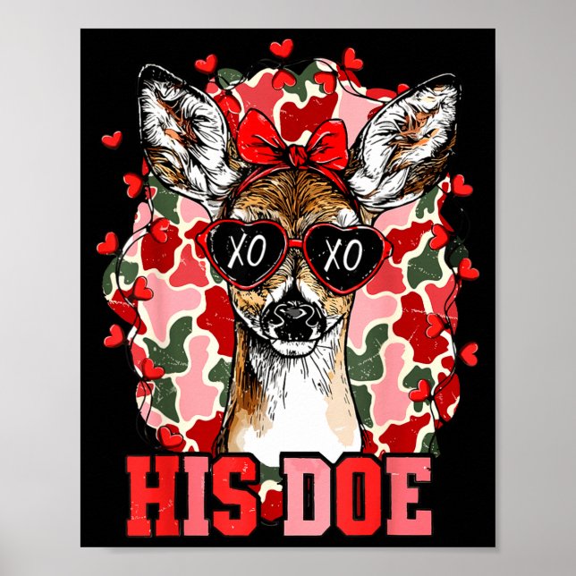 Affiche Nk His Doe Camo Deer Hunting Camouflage Matching C (Devant)