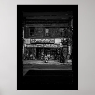 Affiche No 1030 Queen St E 3 avec bordure