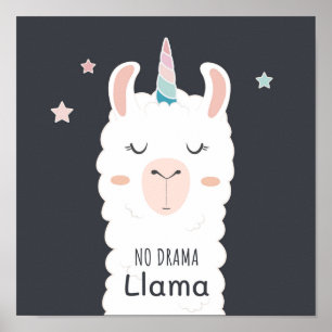 Affiche No Drama Llama