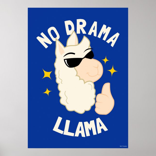 Affiche No Drama Llama (Devant)
