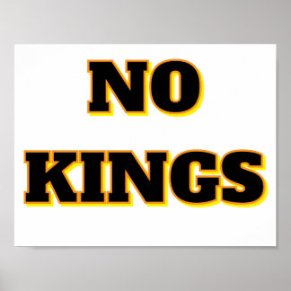 AFFICHE NO KINGS