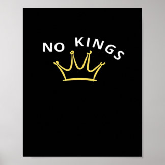 Affiche No Kings Classic Retro Cool Style