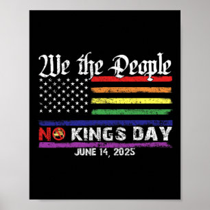 Affiche No Kings Day 14 juin Protest Tee 2025 No Kings I