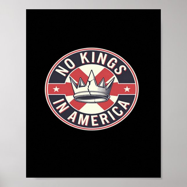 Affiche No Kings In America Creative Style (Devant)