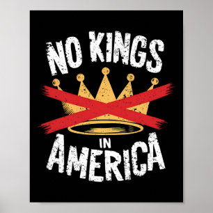 Affiche No Kings In America Save Democracy I dissident Ant