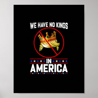 Affiche No Kings In America Save I Dissent Minimal Freedom