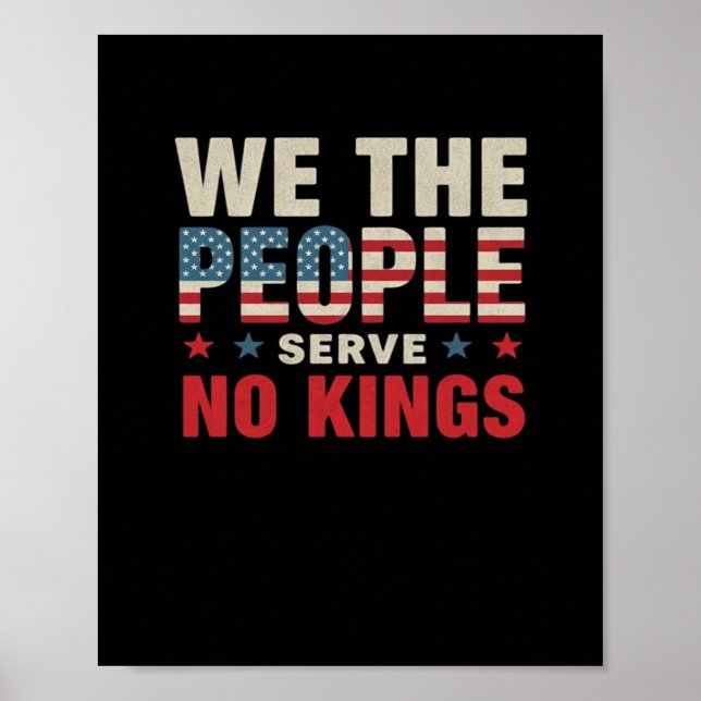 Affiche No Kings In America We The People Classic (Devant)