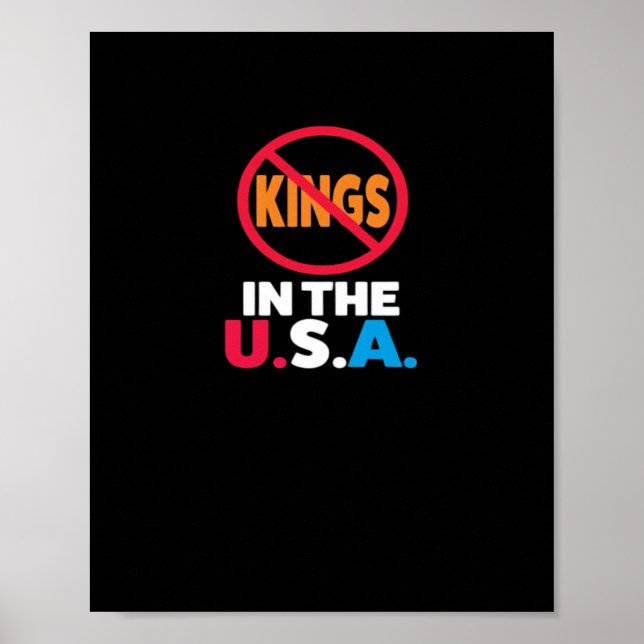 Affiche No Kings In The USA (Devant)