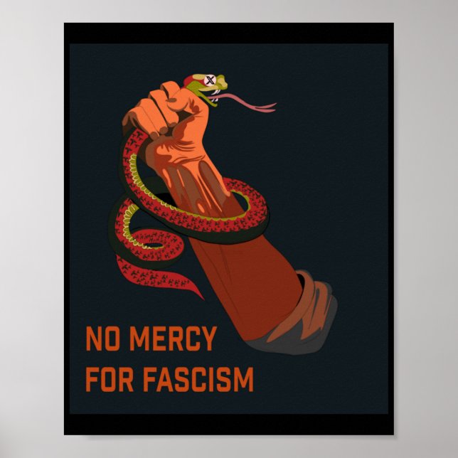 Affiche No Mercy For Fascism 2025 Edition (Devant)