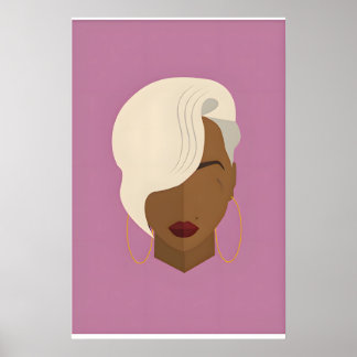 Affiche No More Drama Inspired Original Icon Design Print